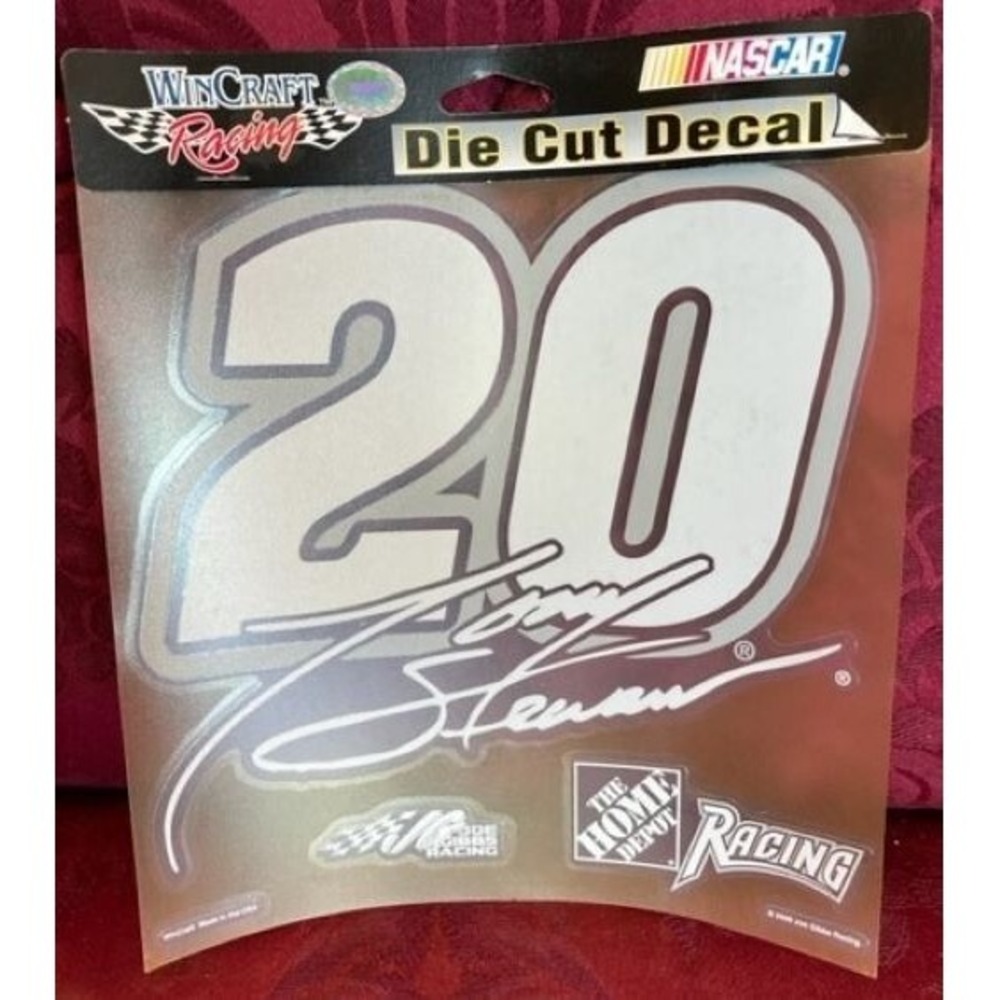 NASCAR Die Cut Decal - Tony Stewart - WinCraft Racing - 8"